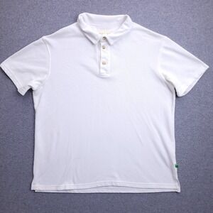 Magill Los Angeles Polo Shirt Mens Large Pique Mesh White